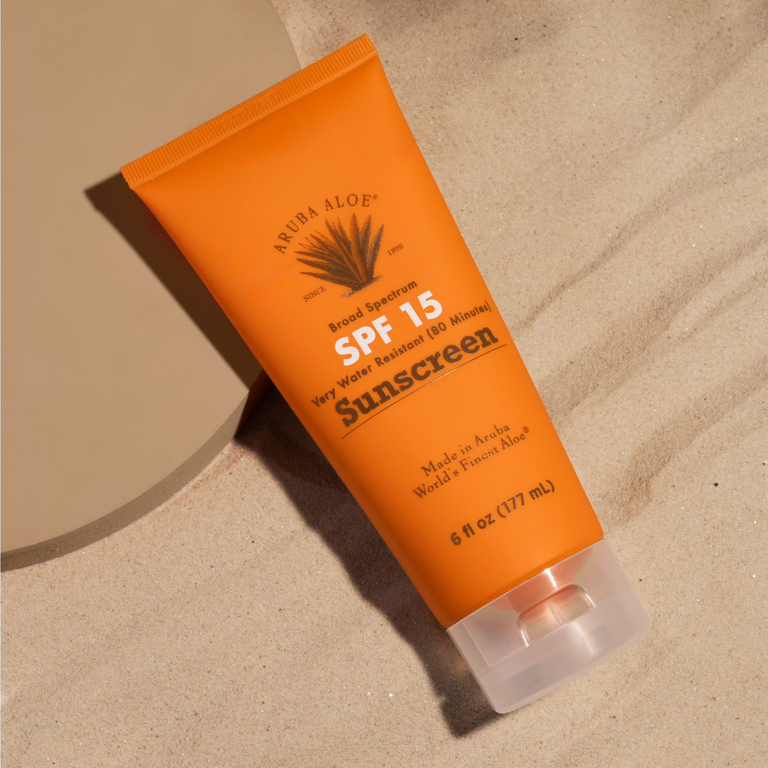 aruba aloe sunscreen Very Water Resistant Sunscreen SPF 15 | Sun Protection