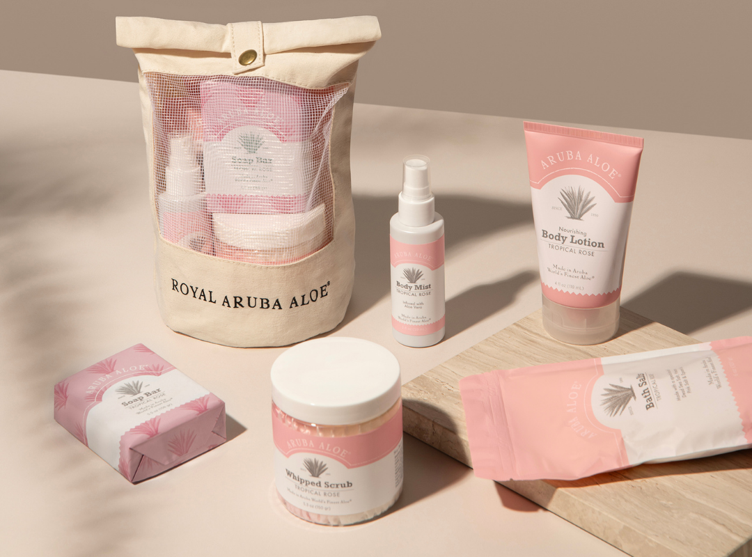 Aruba Aloe Tropical Rose Gift Set