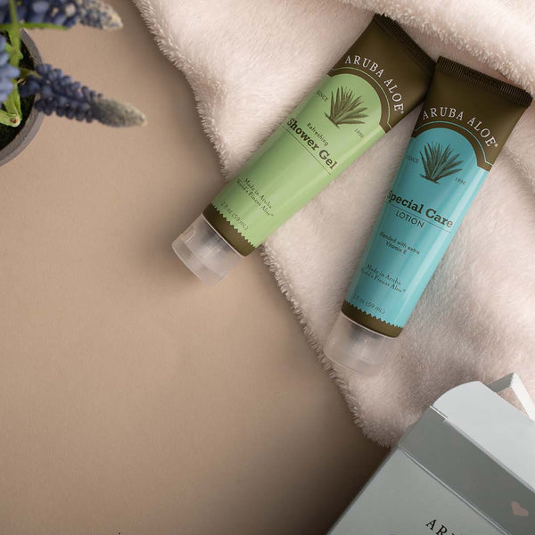 Aruba Aoe Shower Gel and Special Care Lotion Travel Duo 2